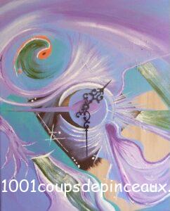 Explosion de points colorés