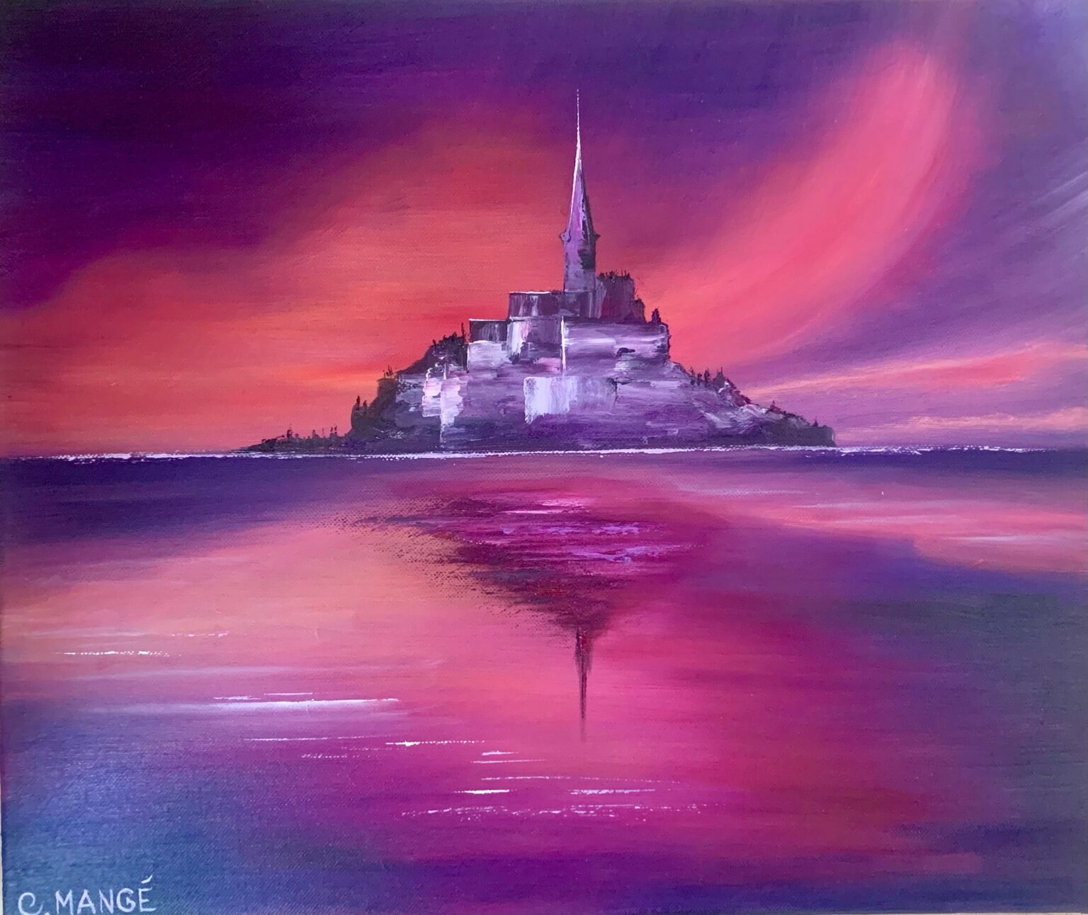 Couché de soleil normand