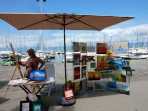 Stand au port